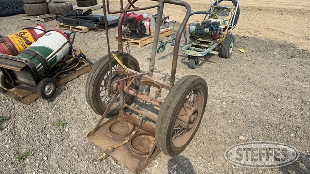 Shop-built torch cart